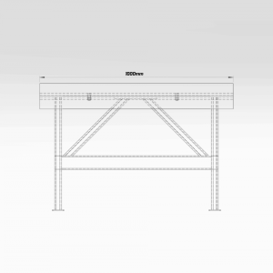 5 Tonne Trestle Stand - 1000mm DRW1