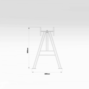 5 Tonne Trestle Stand - 1000mm DRW2