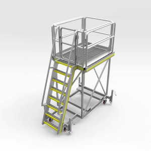 CAT 777F Water Cart Access Platform FR