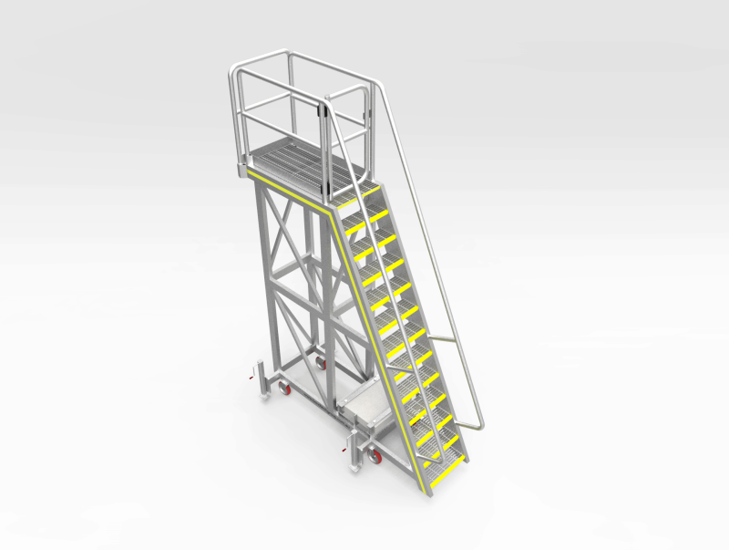 CAT 793F ALUMINIUM ACCESS PLATFORM TO CHASSIS RAIL FL