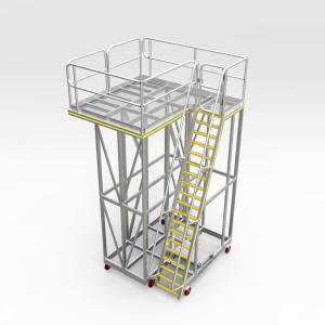 CAT 793F Upper Radiator Access Platform FR