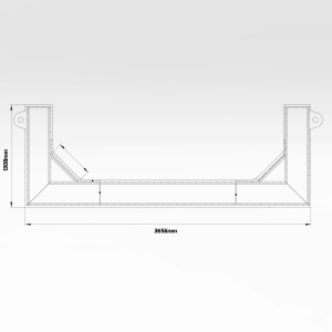 Cat D10 Dozer track Lifting Frame DRW1