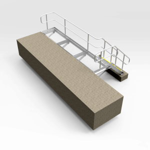 Custom Hand Railing and Platform REAR