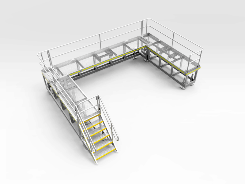 FACE SHOVEL BUCKET REPAIR PLATFORM 1.3M FL