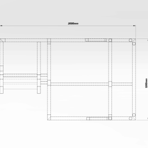 GP AA Platform 1.85m DRW1