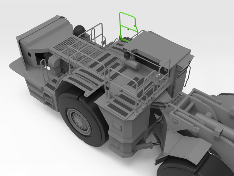 5000047 CAT 2900 - Handrail Isometric 2023