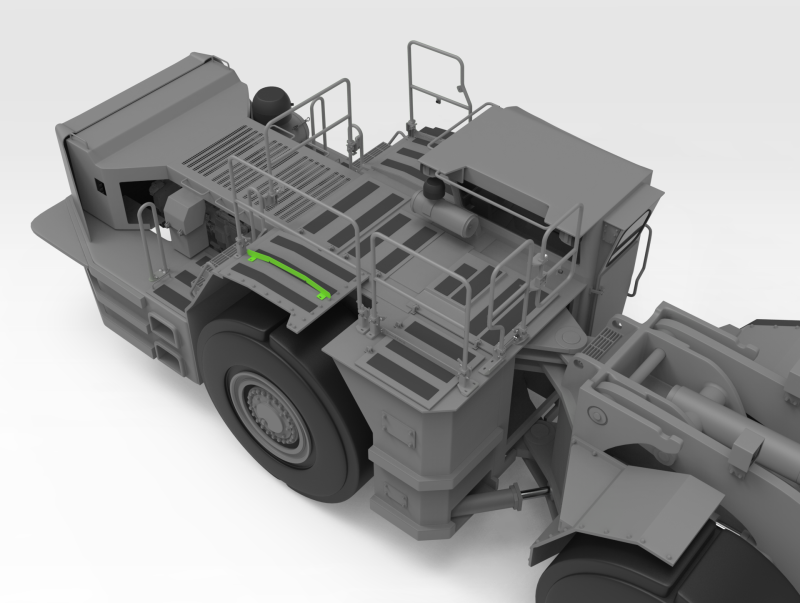 5005782 CAT 2900 - Kickplate Isometric 2023