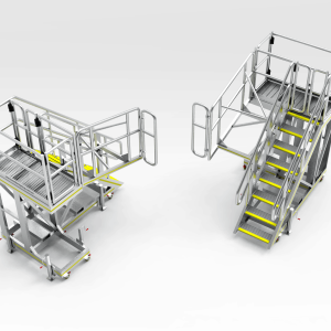 CAT D10-D11 Engine Bay Platform FR