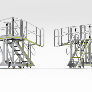 CAT D10-D11 Engine Bay Platform FRONT