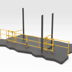 5502379 Forklift Entrance Gate - Closed FR