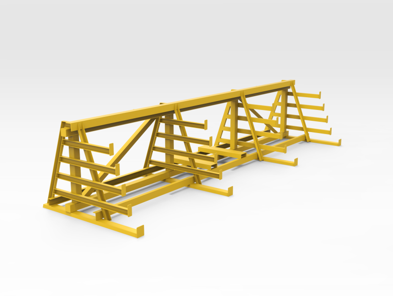 5502817 Steel Pipe Storage Rack - Small FL1