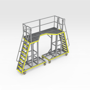 5504108 VOLVO L120F WINDSCREEN CHANGEOUT PLATFORM REAR