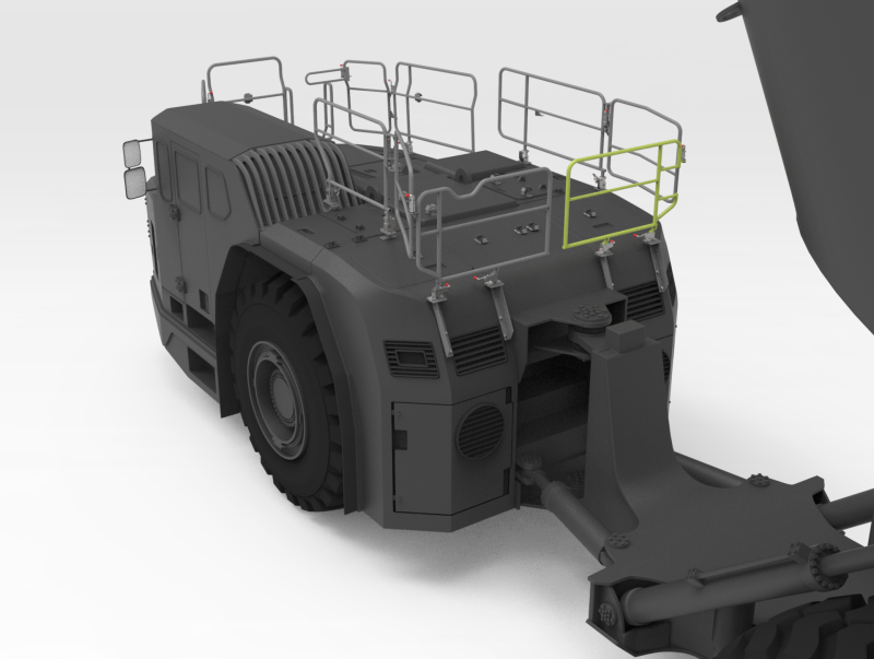 5512677 TH663 SANDVIK Rear Low Folding