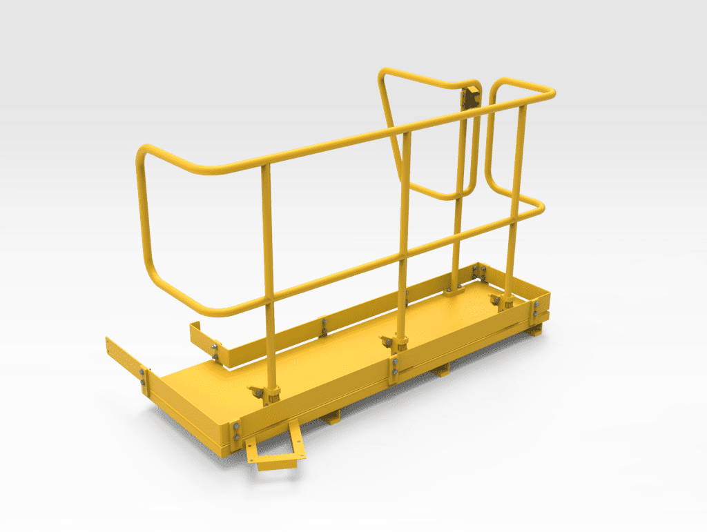 5505209 KOMATSU HD1500 8 REAR ACCESS PLATFORM RH