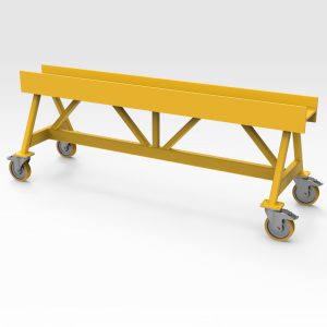 5505236 5 TONNE TRESTLE WITH WHEELS 2400MM W X 900MM H RH