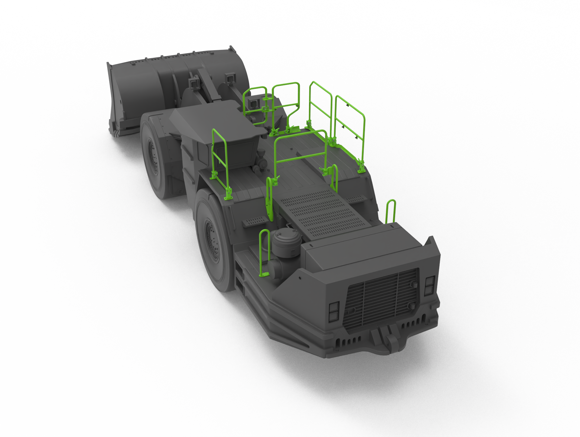 CAT 1700G 3D Handrail Set Complete